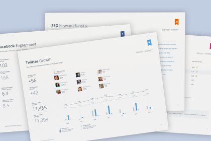 Outsmart's automated social media analytics reports